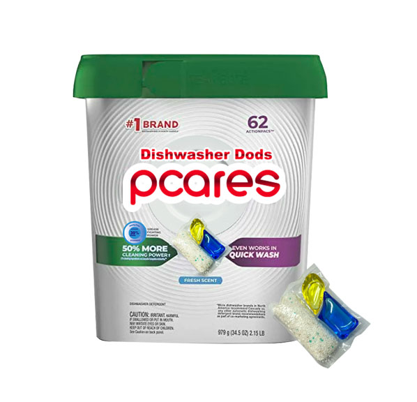 Dishwasher Pods 62/78/105 Pods