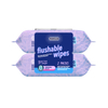 FLUSHABLE WET WIPES 40 /80 WIPES X2/X4