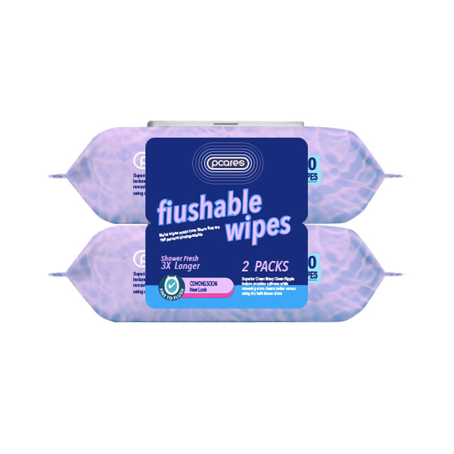 FLUSHABLE WET WIPES 40 /80 WIPES X2/X4