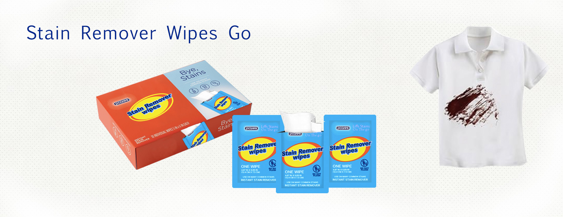banner Stain Remover Wipes Go
