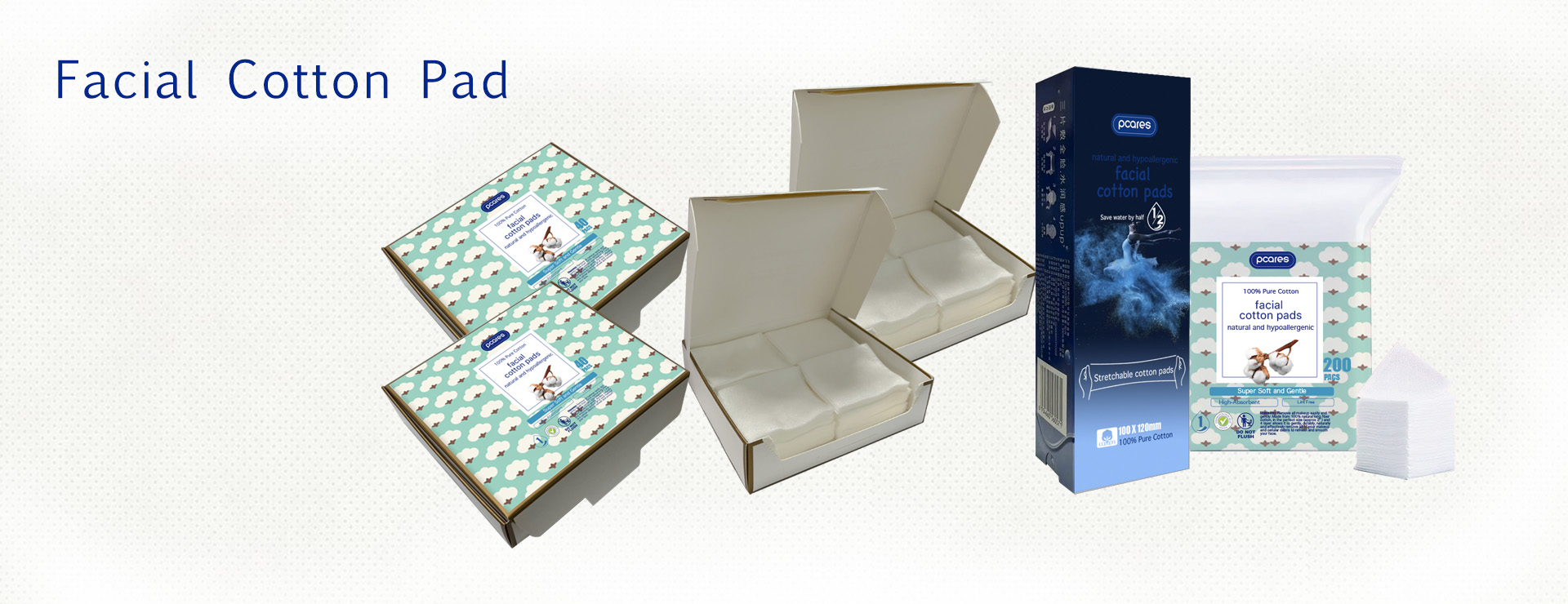 banner Facial Cotton Pad_