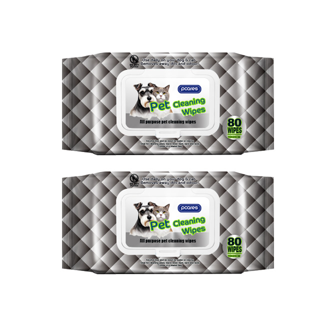 Pet Cleaning Wipes-Ear and eye wipes 60Wipes/80 Wipes
