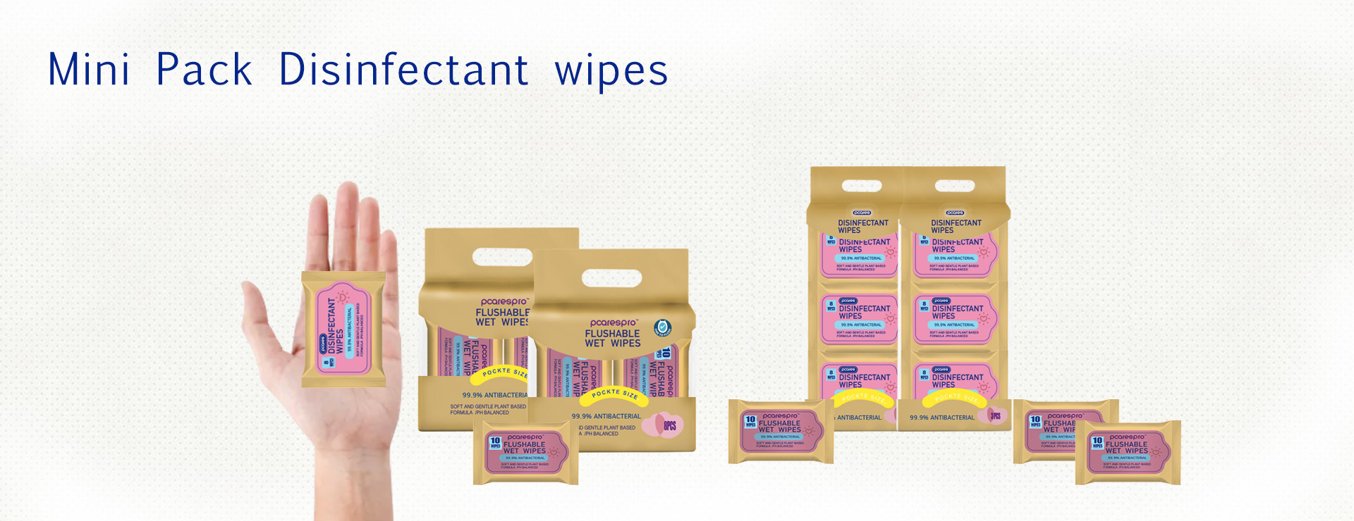 Mini wipes banner