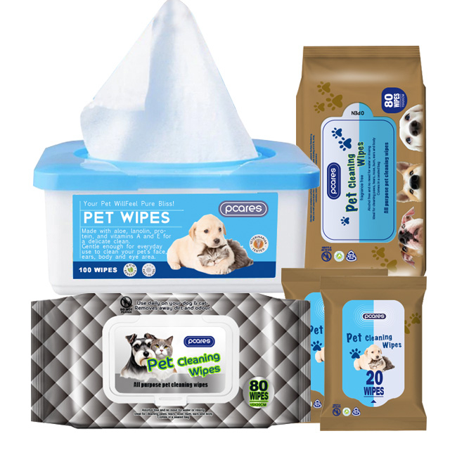 Pet Cleaning Wipes-Ear and eye wipes 60Wipes/80 Wipes