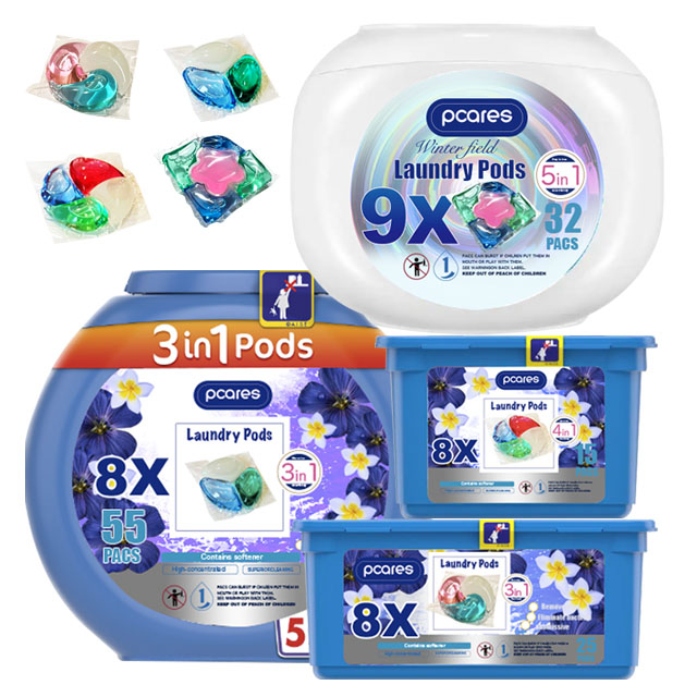 Laundry Pods Remove odor 15/25/32/55 Pods