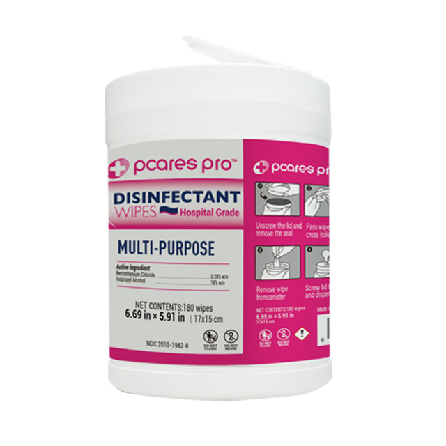 Hospital Grade Disinfectant wipes