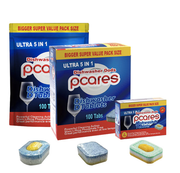 5 in 1 Dishwasher Tablets BOX /Bag 30/100 Tabs