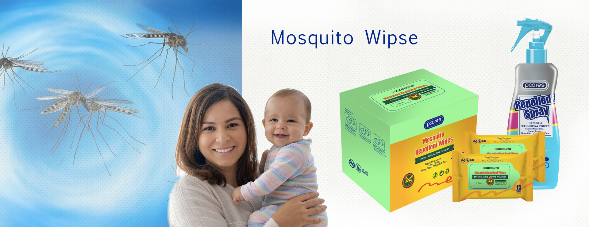 Mosquito Wipse banner