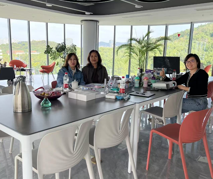 A client from Indonesia came to visit the company