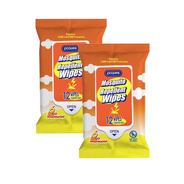 Mosquito Repellent Wipes 12 pcs