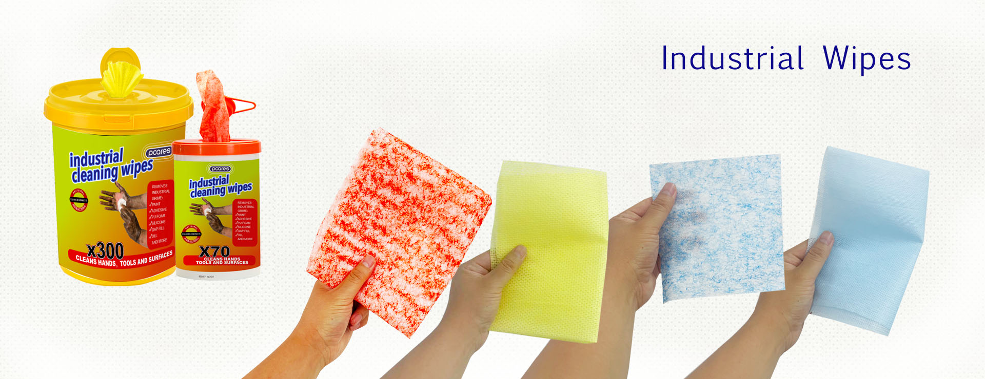 Industrial Wipes banner