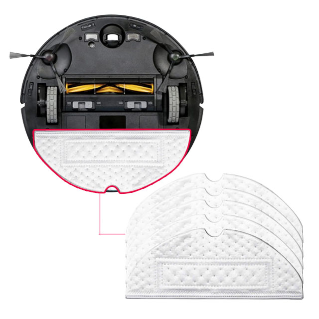 Disposable Wet Mopping Pads for Robotic Vacuum Cleaners 10WIPES