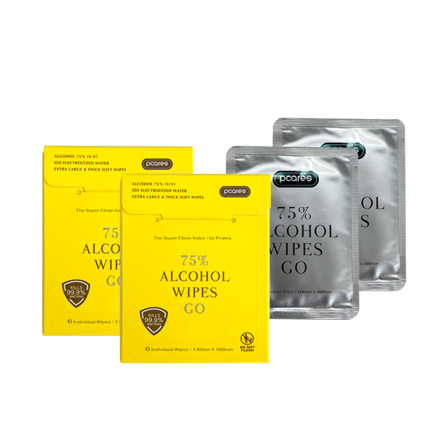 75% Alcohol Wipes Go 6pcs/box