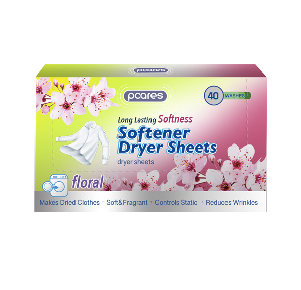 Softener Dryer Sheets 40 SHEETH Floral