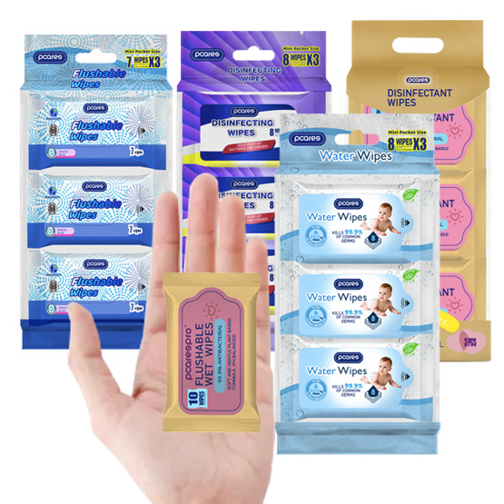 Mini Pack Disinfectant wipes