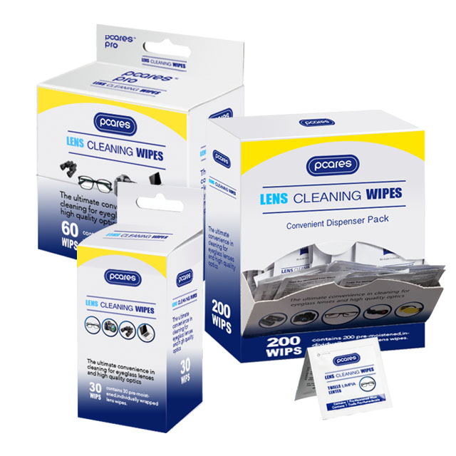 Lens Care Glasses Cleaning Wipes/paper 30/60/200 WIPES