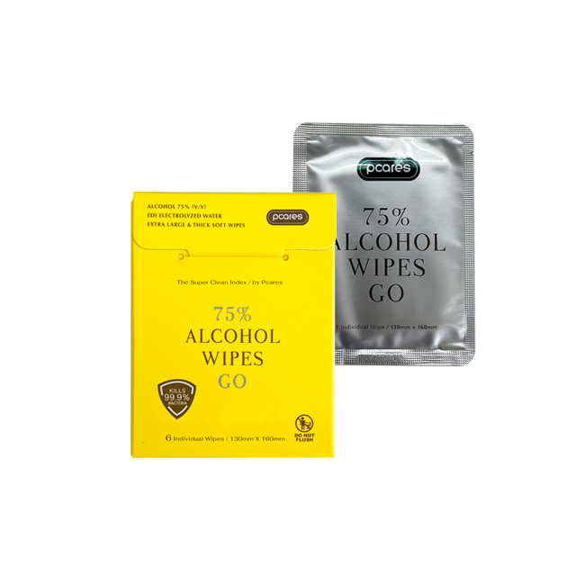 75% Alcohol Wipes Go 6pcs/box