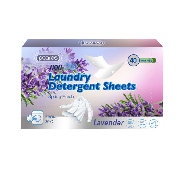 Laundry Detergent Sheets 40 Sheeth Lavender