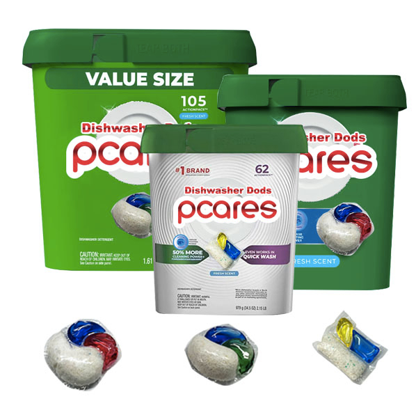 Dishwasher Pods 62/78/105 Pods
