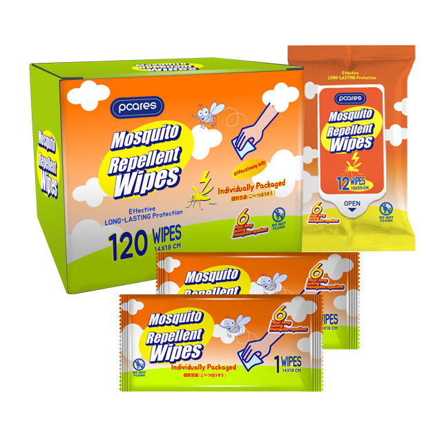 Mosquito Repellent Wipes 12 pcs