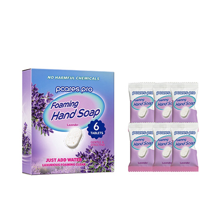 Foaming Hand Soap Tablet 6 Tablets (boutique hotel scent、Lavender、Rose）